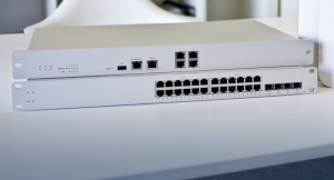 Meraki switches on a table